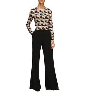 NWT Alice+Olivia high-rise flared trousers